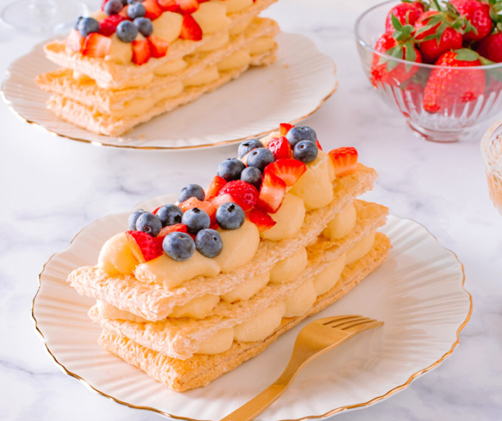 Prăjitură de post cu cremă fină de vanilie