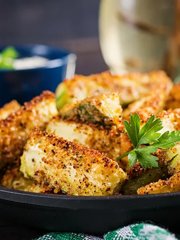 Batoane crocante de dovlecel cu parmezan